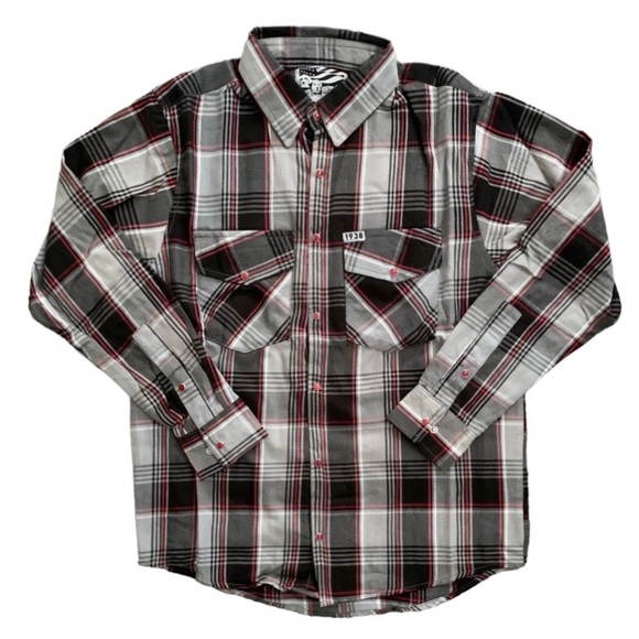 NWT Mint Speed Shop Flannel - Picture 1 of 5